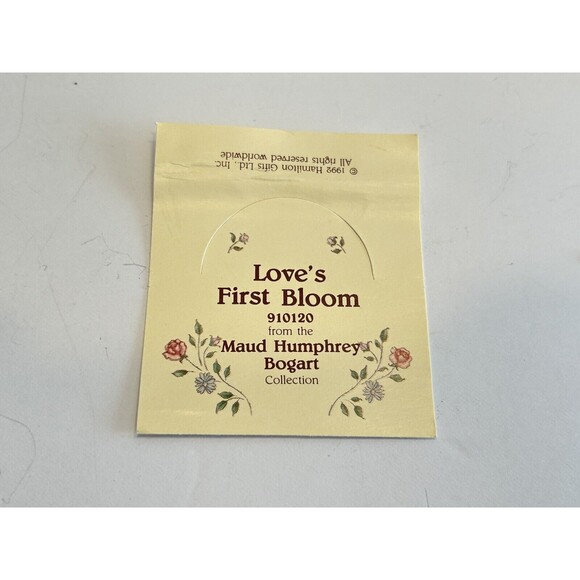 VINTAGE Maud Humphrey Bogart - LOVE'S FIRST BLOOM Figure - Hamilton Gifts (1992) - Picture 4 of 7